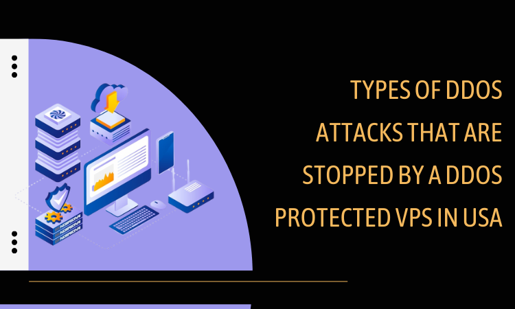 Types of DDoS Attacks That Are Stopped By a DDoS Protected VPS in USA
