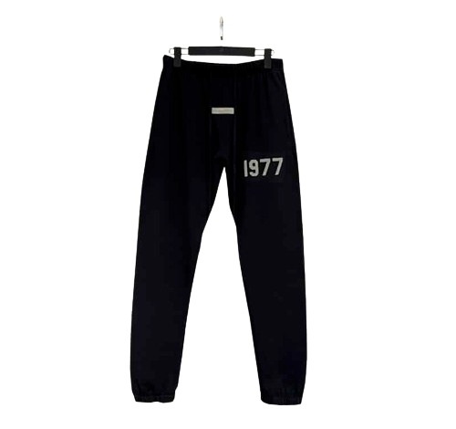 Essentials-Black-1977-Sweatpants